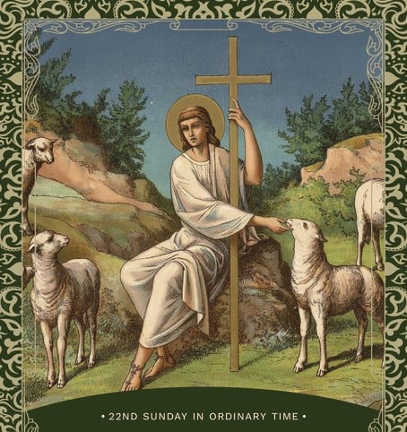 Illustration of Jesus as shepherd