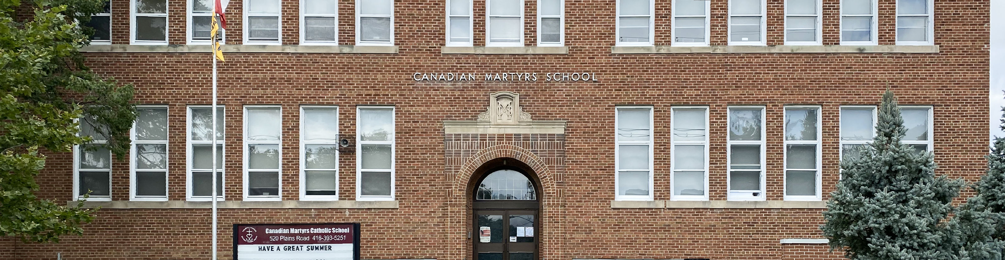 Photo of Canadian Martyrs school