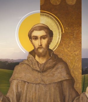 Illustration depicting St. Francis of Assisi