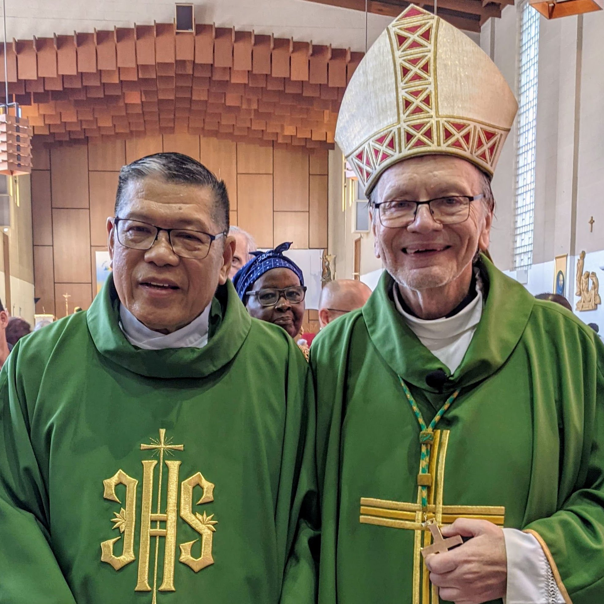 Photo of Fr. Freddy and Bishop Kasun