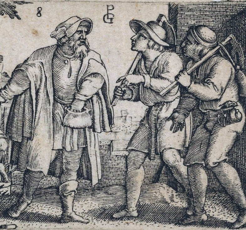 Illustration of the father and his two sons
