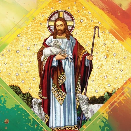 Illustration of Jesus as the Good Shepherd