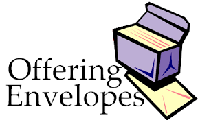 Illustration and text  Offering Envelopes