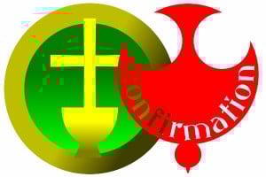 Graphics of the Eucharist and Holy Spirit